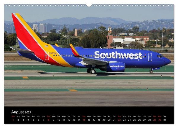 Produktbild: Airliners of the World (High Quality Premium Wall Calendar 2027 DIN A2 landscape),CALVENDO 12 Month Wall Calendar
