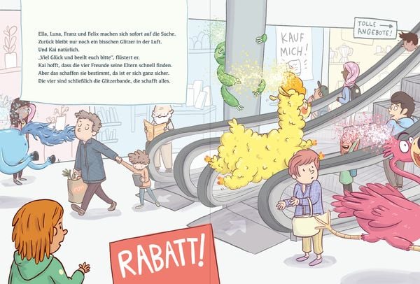 Produktbild: Die Glitzerbande hilft immer! (Leider wird es dann meist schlimmer)
