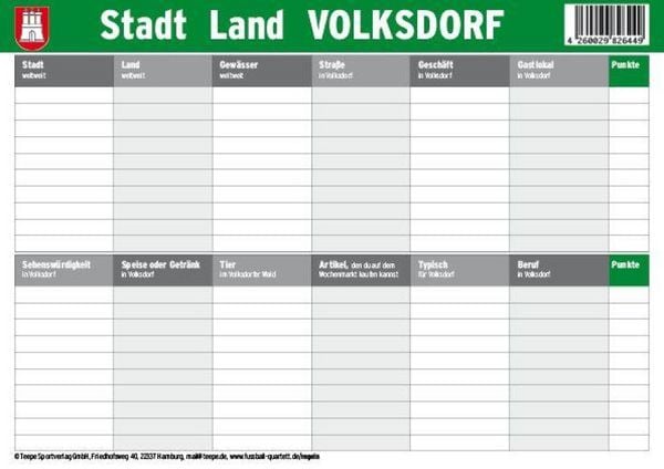 Produktbild: Hamburg: Stadt Land Volksdorf