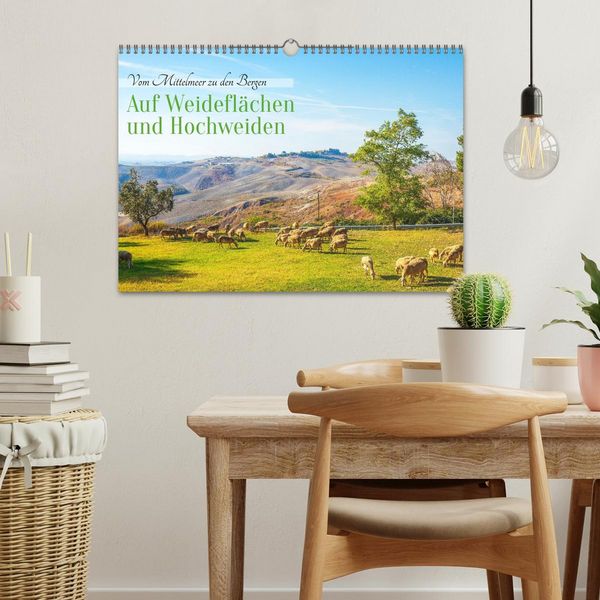 Produktbild: Auf Weidefl&auml;chen und Hochweiden (Wandkalender 2026 DIN A3 quer), CALVENDO Monatskalender