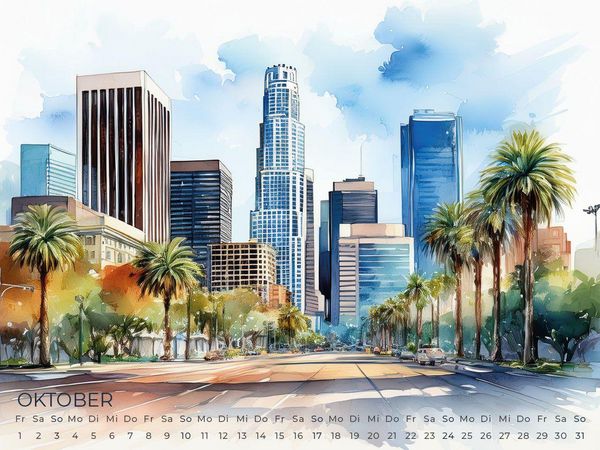 Produktbild: Kalifornien Artwork Edition Kalender 2027