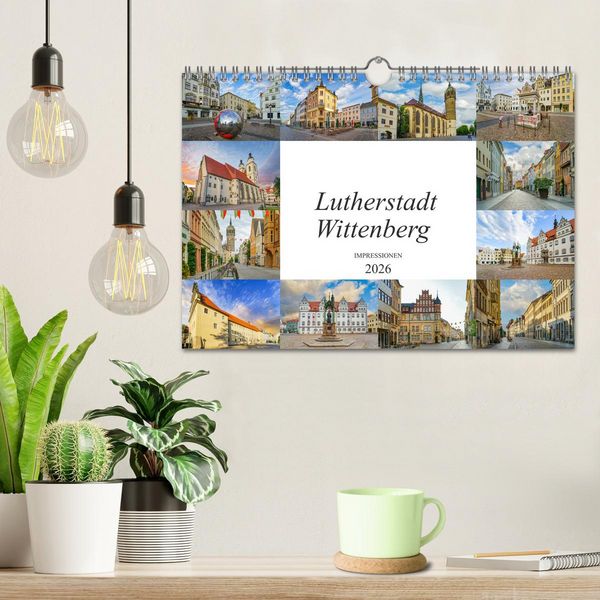 Produktbild: Lutherstadt Wittenberg Impressionen (Wandkalender 2026 DIN A4 quer), CALVENDO Monatskalender