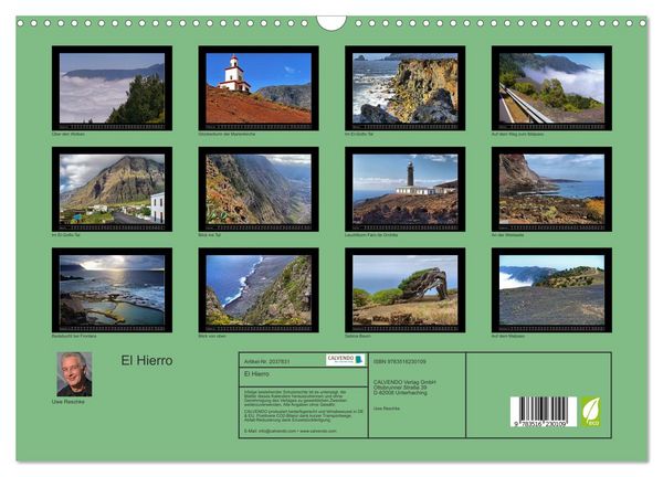 Produktbild: El Hierro (Wandkalender 2026 DIN A3 quer), CALVENDO Monatskalender