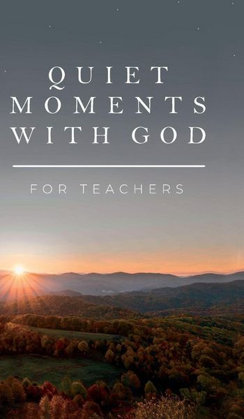 Produktbild: Quiet Moments with God for Teachers