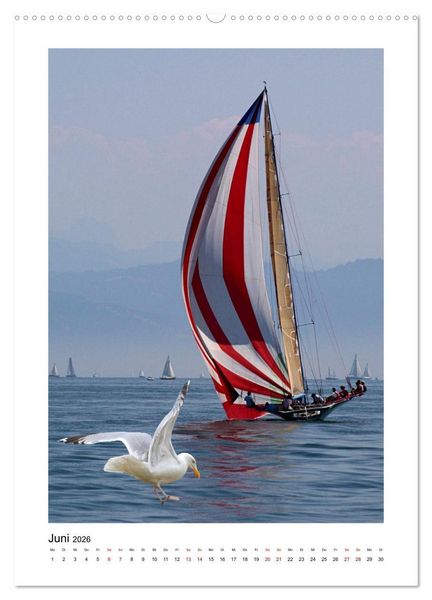 Produktbild: Segeln - auf Kurs (hochwertiger Premium Wandkalender 2026 DIN A2 hoch), Kunstdruck in Hochglanz