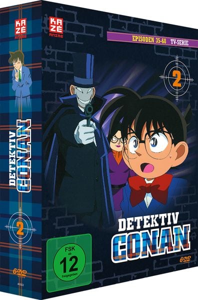 Produktbild: Detektiv Conan - TV-Serie - DVD Box 2 (Episoden 35-68) [6 DVDs]