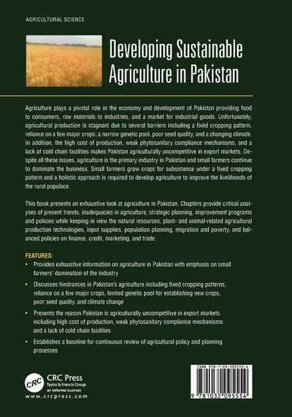 Produktbild: Developing Sustainable Agriculture in Pakistan