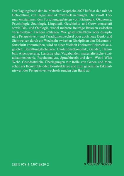 Produktbild: Organismus-Umwelt-Beziehungen
