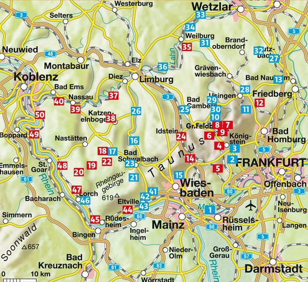 Produktbild: ROTHER Wanderf&uuml;hrer Taunus