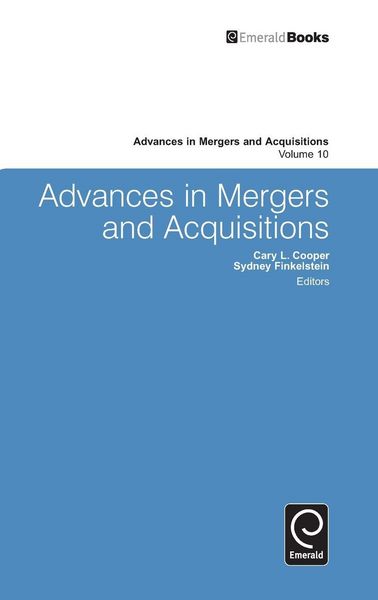 Produktbild: Advances in Mergers and Acquisitions