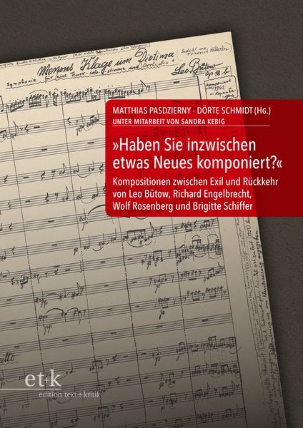 Produktbild: "Haben Sie inzwischen etwas Neues komponiert?"