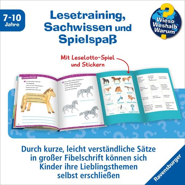 Produktbild: Wieso? Weshalb? Warum? Erstleser, Band 6 - Pferde