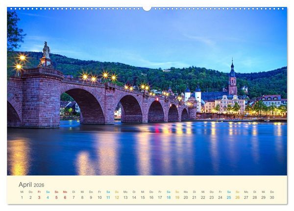 Produktbild: Deutsche Br&uuml;cken (hochwertiger Premium Wandkalender 2026 DIN A2 quer), Kunstdruck in Hochglanz