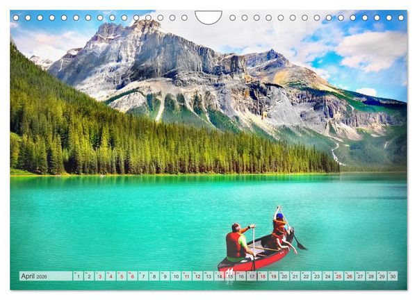 Produktbild: Nationalparks der Welt (Wandkalender 2026 DIN A4 quer), CALVENDO Monatskalender