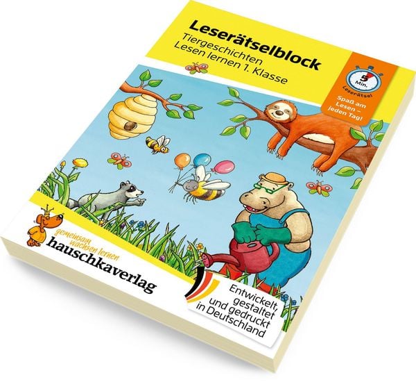 Produktbild: Lesen lernen 1. Klasse f&uuml;r Jungen und M&auml;dchen - Tiergeschichten