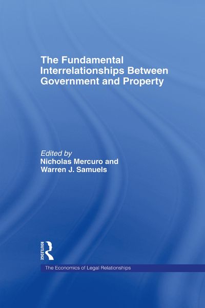 Produktbild: The Fundamental Interrelationships between Government and Property