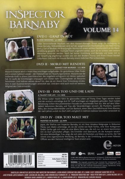 Produktbild: Inspector Barnaby Vol. 14 [4 DVDs]