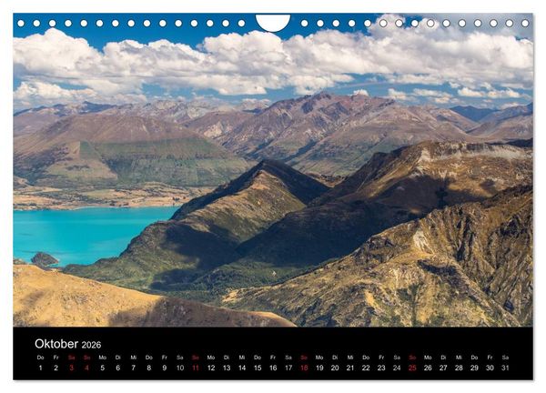 Produktbild: Neuseeland - Paradies am anderen Ende der Welt (Wandkalender 2026 DIN A4 quer), CALVENDO Monatskalender