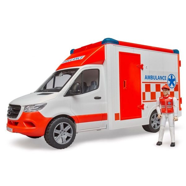 Produktbild: bruder 02676 MB Sprinter Ambulanz mit L+S Modul und Fahrer