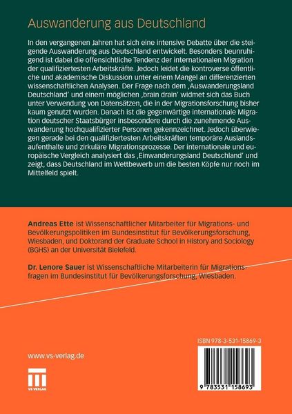 Produktbild: Auswanderung aus Deutschland