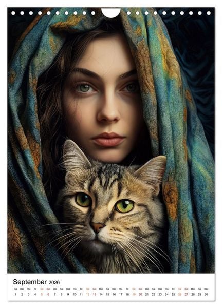 Produktbild: Meow and Forever (Wall Calendar 2026 DIN A4 portrait), CALVENDO 12 Month Wall Calendar