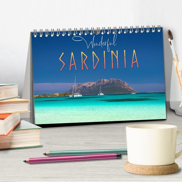 Produktbild: Wonderful Sardinia (Desk Calendar 2026 DIN A5 landscape), CALVENDO 12 Month DeskCalendar