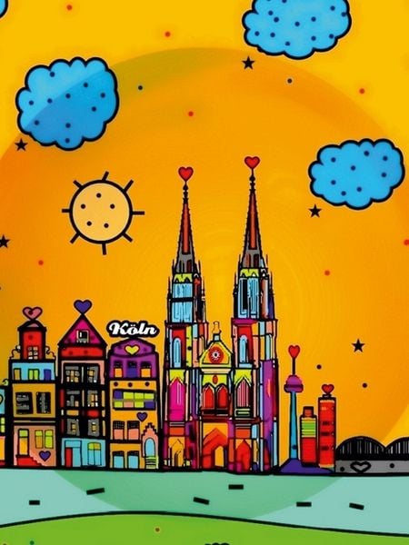 Produktbild: CALVENDO Puzzle K&ouml;ln 1000 Teile Puzzle hoch | 1000 Teile Lege-Gr&ouml;&szlig;e 64 &times; 48 cm Foto-Puzzle f&uuml;r gl&uuml;ckliche Stunden