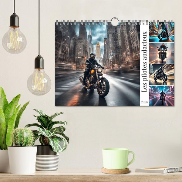 Produktbild: Les pilotes audacieux (Calendrier mural 2026 DIN A4 vertical), CALVENDO calendrier mensuel