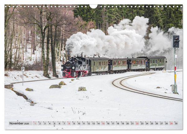 Produktbild: Volldampf durch den Harz (Wandkalender 2026 DIN A3 quer), CALVENDO Monatskalender