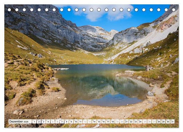 Produktbild: Graub&uuml;ndner Landschaften (Tischkalender 2026 DIN A5 quer), CALVENDO Monatskalender