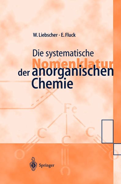 Produktbild: Die systematische Nomenklatur der anorganischen Chemie