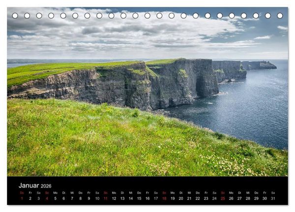 Produktbild: Irland - Zauberhafte Augenblicke (Tischkalender 2026 DIN A5 quer), CALVENDO Monatskalender