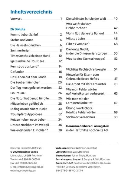 Produktbild: Deutsch 3./4. Klasse &Uuml;bungsheft - Diktate