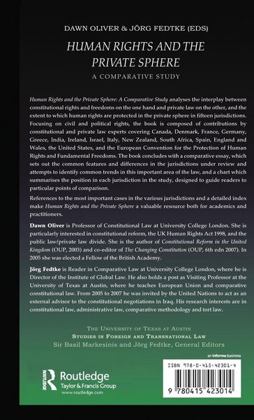 Produktbild: Human Rights and the Private Sphere vol 1
