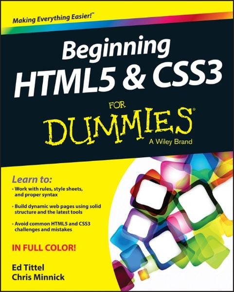 Produktbild: Beginning HTML5 and CSS3 For Dummies