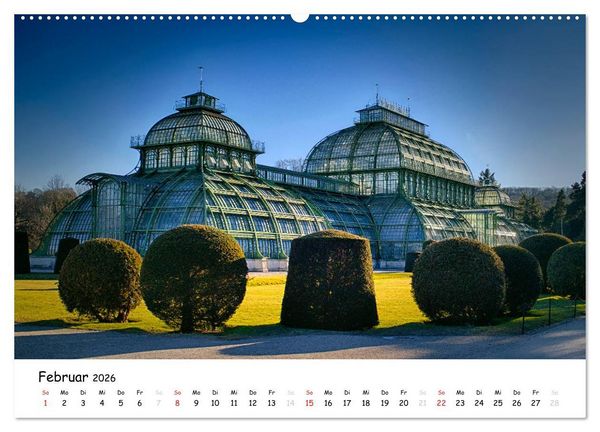 Produktbild: Wiener Eindr&uuml;cke (hochwertiger Premium Wandkalender 2026 DIN A2 quer), Kunstdruck in Hochglanz