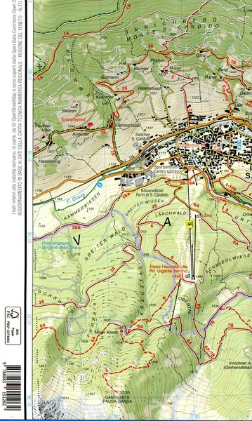 Produktbild: Wanderkarte 73 Villgratental-Sillian- Pustertal-Tiroler Gailtal 1:25 000