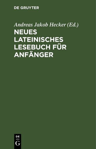 Produktbild: Neues lateinisches Lesebuch f&uuml;r Anf&auml;nger
