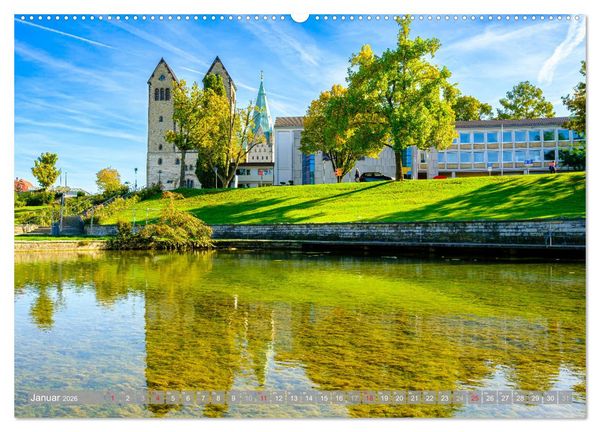 Produktbild: Ein Blick auf Paderborn (hochwertiger Premium Wandkalender 2026 DIN A2 quer), Kunstdruck in Hochglanz