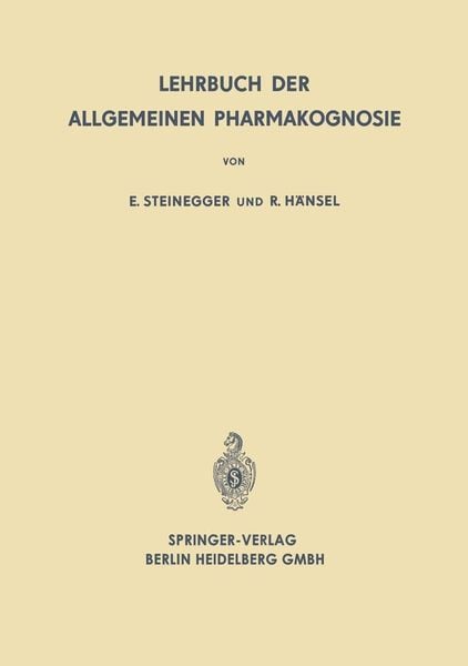 Produktbild: Lehrbuch der Allgemeinen Pharmakognosie