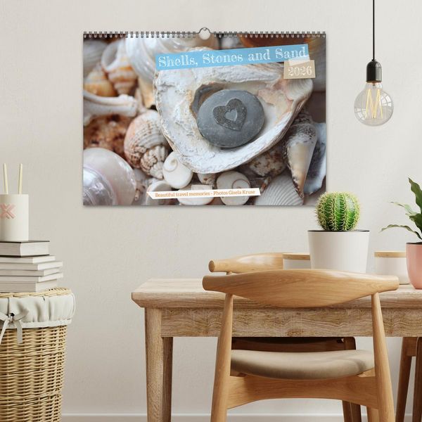 Produktbild: Shells, Stones and Sand (Wall Calendar 2026 DIN A3 landscape), CALVENDO 12 Month Wall Calendar
