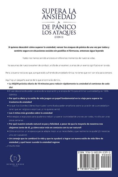 Produktbild: Supera la ansiedad y los ataques de p&aacute;nico (2 en 1)