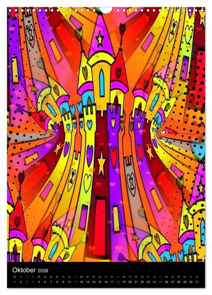 Produktbild: Pop ist auch eine ART von Nico Bielow (Wandkalender 2026 DIN A3 hoch), CALVENDO Monatskalender