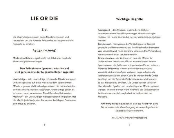 Produktbild: Lie or Die