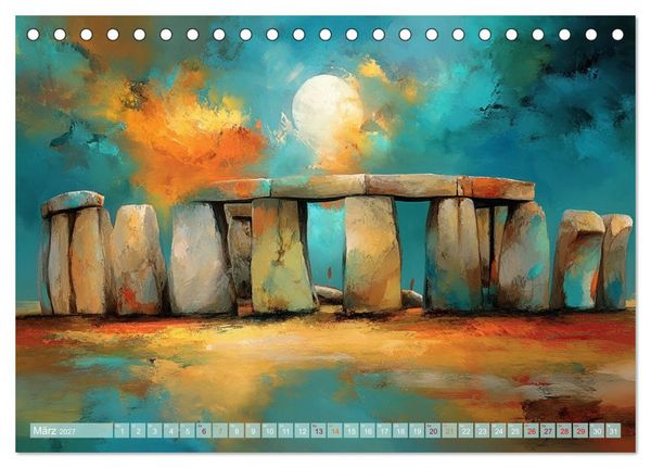 Produktbild: Visionen aus Linie und Raum (Tischkalender 2027 DIN A5 quer), CALVENDO Monatskalender