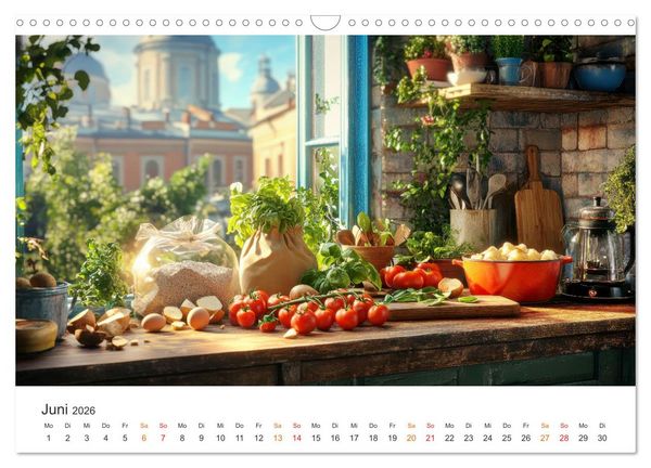 Produktbild: K&uuml;chenkalender - Momente voller Sch&ouml;nheit (Wandkalender 2026 DIN A3 quer), CALVENDO Monatskalender