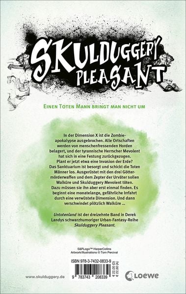 Produktbild: Skulduggery Pleasant (Band 13) - Untotenland