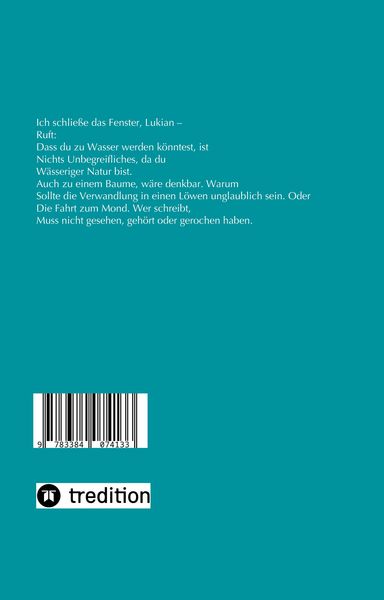 Produktbild: Lukian. Ruft &ndash; Ein Epos