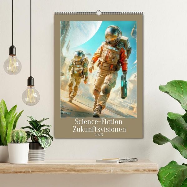 Produktbild: Science-Fiction Zukunftsvisionen (Wandkalender 2026 DIN A2 hoch), CALVENDO Monatskalender