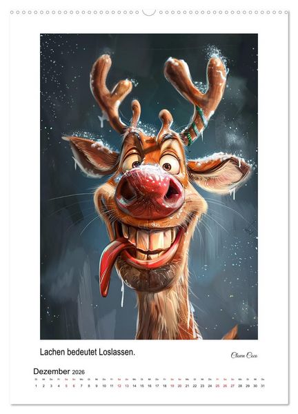 Produktbild: Jeden Tag ein L&auml;cheln (hochwertiger Premium Wandkalender 2026 DIN A2 hoch), Kunstdruck in Hochglanz